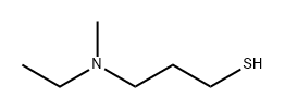 1-Propanethiol, 3-(ethylmethylamino)- Structure