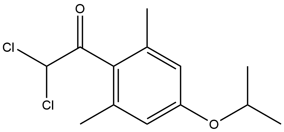 2,2-dichloro-1-(4-isopropoxy-2,6-dimethylphenyl)ethanone Structure