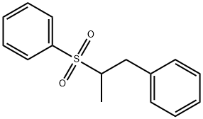 Benzene, [(1-methyl-2-phenylethyl)sulfonyl]- Structure