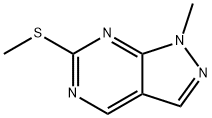 1-methyl-6-methylsulfanyl-pyrazolo[3,4-d]pyrimidine 구조식 이미지