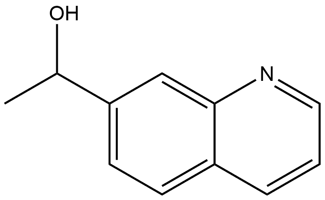 7-Quinolinemethanol, α-methyl- Structure