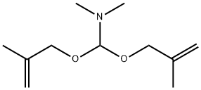 Methanamine, N,N-dimethyl-1,1-bis[(2-methyl-2-propen-1-yl)oxy]- Structure