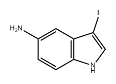 1H-Indol-5-amine, 3-fluoro- 구조식 이미지