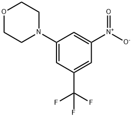 Morpholine, 4-[3-nitro-5-(trifluoromethyl)phenyl]- Structure