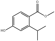 Methyl 4-hydroxy-2-isopropylbenzoate 구조식 이미지