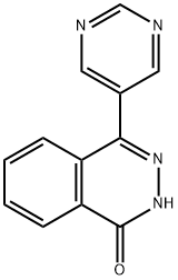 4-(5-pyrimidinyl)-1(2H)-Phthalazinone Structure