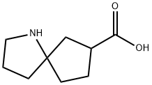 1-Azaspiro[4.4]nonane-7-carboxylic acid Structure