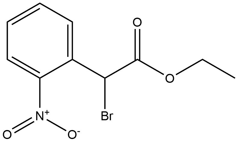 ethyl 2-bromo-2-(2-nitrophenyl)acetate Structure