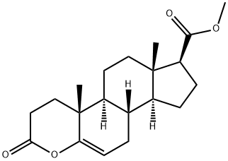 Cyclopenta[5,6]naphtho[2,1-b]pyran-7-carboxylic acid, 2,3,4,4a,4b,5,6,6a,7,8,9,9a,9b,10-tetradecahydro-4a,6a-dimethyl-2-oxo-, methyl ester, (4aR,4bS,6aS,7S,9aS,9bS)- Structure