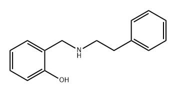 Phenol, 2-[[(2-phenylethyl)amino]methyl]- Structure