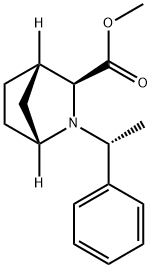 Methyl (1R,3S,4S)-2-[(1R)-1-phenylethyl]-2-azabicyclo[2.2.1]heptane-3-carboxylate Structure