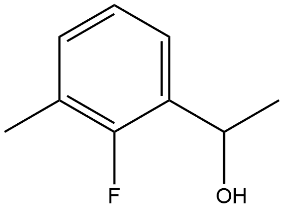 1-(2-Fluoro-3-methylphenyl)ethanol Structure