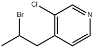 Pyridine, 4-(2-bromopropyl)-3-chloro- Structure