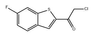 Ethanone, 2-chloro-1-(6-fluorobenzo[b]thien-2-yl)- Structure