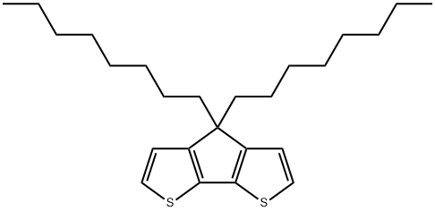 4,4-di(n-octyl)-4H-cyclopenta[2,1-b:3,4-b']dithiophene 구조식 이미지