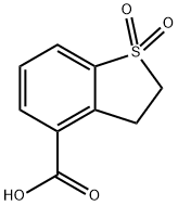 1,1-dioxo-2,3-dihydro-1lambda6-benzothiophene-
4-carboxylic acid Structure