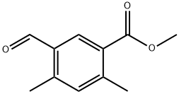 Benzoic acid, 5-formyl-2,4-dimethyl-, methyl ester 구조식 이미지