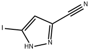 1H-Pyrazole-3-carbonitrile, 5-iodo- Structure