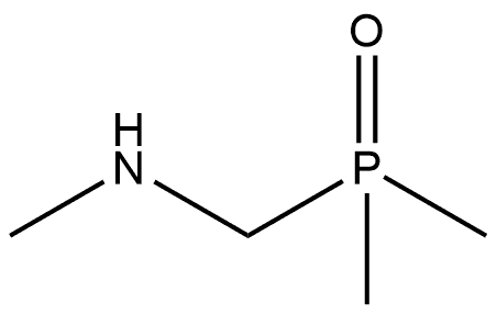 1-(Dimethylphosphinyl)-N-methylmethanamine Structure