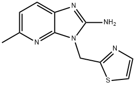 5-Methyl-3-(thiazol-2-ylmethyl)-3H-imidazo[4,5-b]pyridin-2-amine Structure