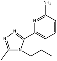 6-(5-METHYL-4-PROPYL-4H-1.2.4-TRIAZOL-3-YL)PVRIDIN-2-AMINE Structure