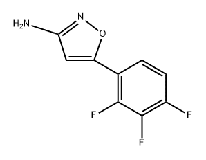 5-(2,3,4-Trifluorophenyl)isoxazol-3-amine 구조식 이미지