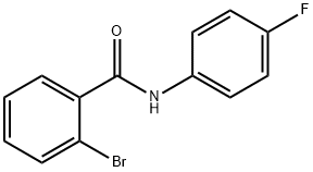 Benzamide, 2-bromo-N-(4-fluorophenyl)- Structure