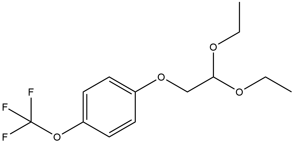 1-(2,2-Diethoxyethoxy)-4-(trifluoromethoxy)benzene Structure