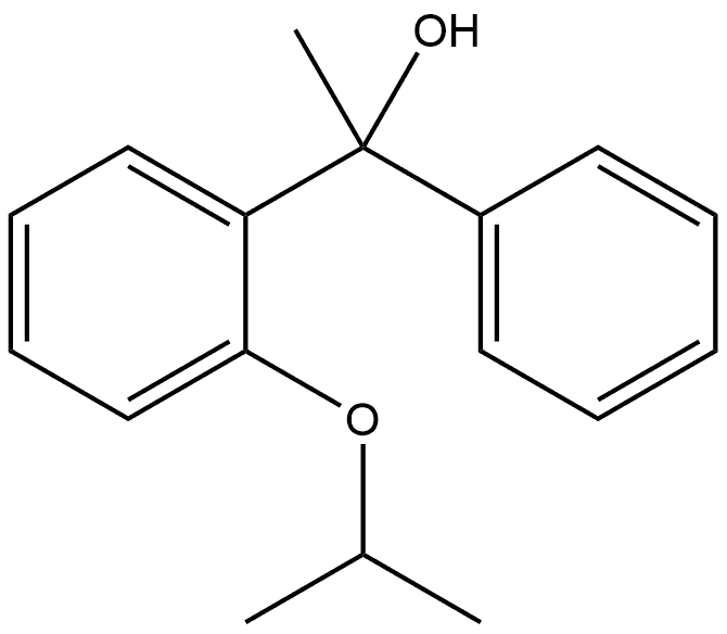 α-Methyl-2-(1-methylethoxy)-α-phenylbenzenemethanol Structure