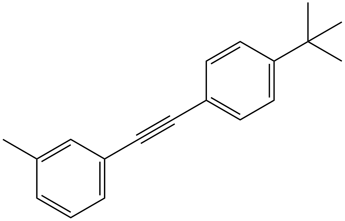 1-[2-[4-(1,1-Dimethylethyl)phenyl]ethynyl]-3-methylbenzene Structure