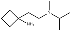 Cyclobutaneethanamine, 1-amino-N-methyl-N-(1-methylethyl)- Structure