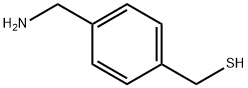 Benzenemethanethiol, 4-(aminomethyl)- Structure