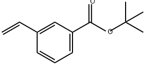 Benzoic acid, 3-ethenyl-, 1,1-dimethylethyl ester Structure