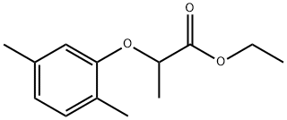 Propanoic acid, 2-(2,5-dimethylphenoxy)-, ethyl ester 구조식 이미지