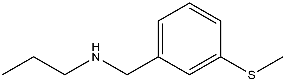 N-(3-(methylthio)benzyl)propan-1-amine Structure