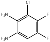 3-chloro-4,5-difluorobenzene-1,2-diamine Structure