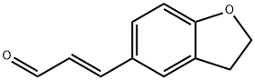 2-Propenal, 3-(2,3-dihydro-5-benzofuranyl)-, (2E)- Structure