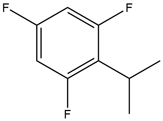 1,3,5-trifluoro-2-isopropylbenzene Structure