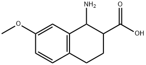 1-amino-7-methoxy-1,2,3,4-tetrahydronaphthalene-2-carboxylic acid 구조식 이미지