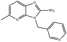 5-Methyl-3-(pyridin-3-ylmethyl)-3H-imidazo[4,5-b]pyridin-2-amine Structure