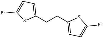 1,2-bis(5-bromothiophen-2-yl)ethane Structure