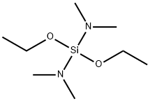 Silanediamine, 1,1-diethoxy-N,N,N',N'-tetramethyl- Structure