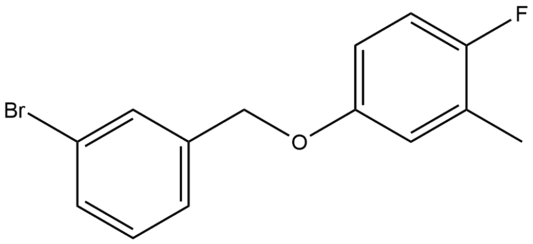 4-[(3-Bromophenyl)methoxy]-1-fluoro-2-methylbenzene Structure