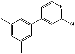 2-Chloro-4-(3,5-dimethylphenyl)pyridine Structure