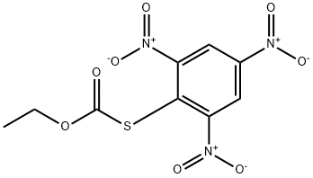 Carbonothioic acid, O-ethyl S-(2,4,6-trinitrophenyl) ester Structure