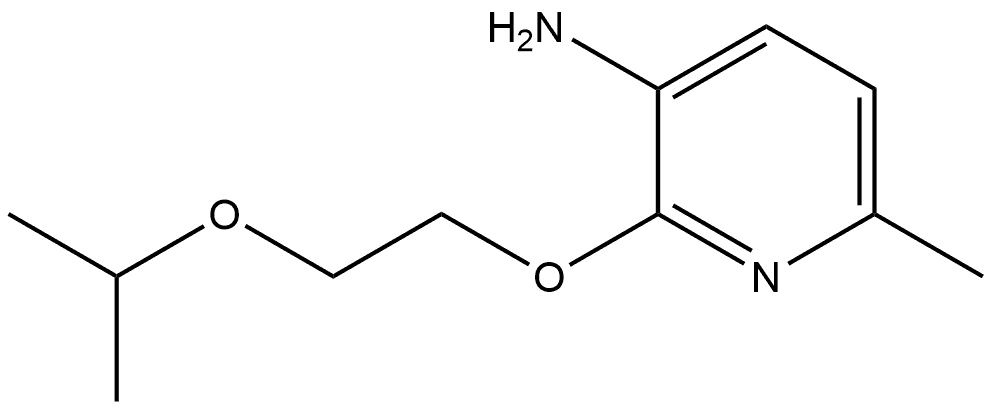 6-Methyl-2-[2-(1-methylethoxy)ethoxy]-3-pyridinamine Structure