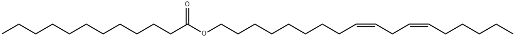 Dodecanoic acid, 9,12-octadecadienyl ester, (Z,Z)- (9CI) Structure