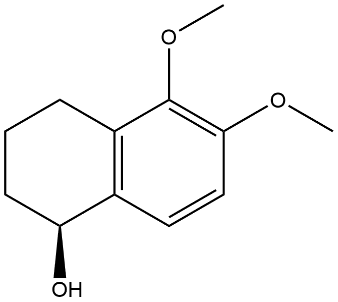 (S)-1,2,3,4-Tetrahydro-5,6-dimethoxy-1-naphthalenol Structure