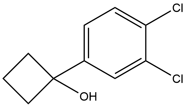 1-(3,4-dichlorophenyl)cyclobutanol 구조식 이미지