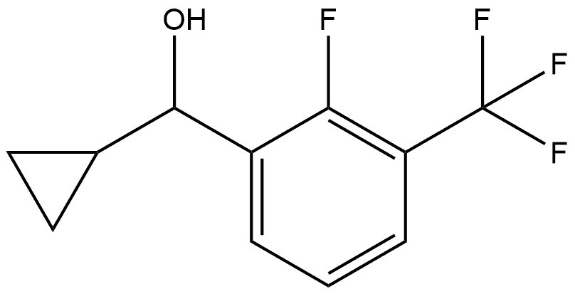 cyclopropyl(2-fluoro-3-(trifluoromethyl)phenyl)methanol Structure